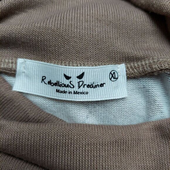 Rebellious Dreamer Sleeveless Argyle Turtleneck Sweater Vest L - Picture 2 of 3